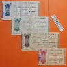 @RAROS@ BILBAO Serie de 4 Billetes 5+25+50+100 PESETAS 1936 GOBIERNO DE EUZKADI Guerra Civil en Euskadi BANCO DE ESPAÑA T/1
