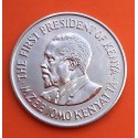 @RAYAS@ KENIA 1 SHILLING 1978 MZEE JOMO KM.14 MONEDA DE NICKEL Kenya coin