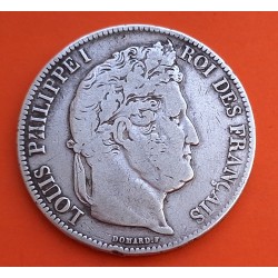 FRANCIA 5 FRANCOS 1840 A Ceca de PARIS REY LOUIS PHILIPPE I KM.735 MONEDA DE PLATA Roi Des Francais