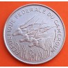 CAMERUN 100 FRANCOS 1971 ANTILOPES KM.15 MONEDA DE NICKEL MBC+ Africa CAMEROON 100 FRANCS