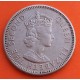 TERRITORIOS BRITANICOS DEL CARIBE 25 CENTAVOS 1955 GALEON KM.7 MONEDA DE NICKEL MBC+ British Caribbean Territories