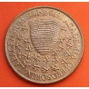 ESLOVENIA 5 TOLARJEV 1993 COLMENA DE ABEJAS KM.12 MONEDA DE LATON EBC Slovenia