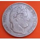 FRANCIA 5 FRANCOS 1843 A Ceca de PARIS Rey LOUIS PHILIPPE I KM.749.1 MONEDA DE PLATA MBC- Republique Francaise
