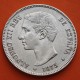 ESPAÑA 5 PESETAS 1875 * 18 75 DEM REY ALFONSO XII y ESCUDO KM.671 MONEDA DE PLATA (DURO) Spain silver R/2
