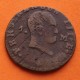 . @ESCASA@ ESPAÑA Rey FERNANDO VII 1 MARAVEDI 1831 Ceca de PAMPLONA FERNANDO III de NAVARRA MONEDA DE COBRE Spain