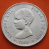 @MUY BONITA@ ESPAÑA 5 PESETAS 1890 * 18 90 MPM REY ALFONSO XIII MONEDA DE PLATA (DURO) KM.689 Spain silver R/4