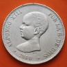 @MUY BONITA@ ESPAÑA 5 PESETAS 1890 * 18 90 MPM REY ALFONSO XIII MONEDA DE PLATA (DURO) KM.689 Spain silver R/4