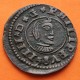 ESPAÑA Rey FELIPE IIII 16 MARAVEDIES 1664 Letra R Ceca de CORUÑA KM.172.2 MONEDA DE COBRE 16 Maravedis Felipe IV
