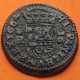 ESPAÑA Rey FELIPE IIII 16 MARAVEDIES 1664 Letra R Ceca de CORUÑA KM.172.2 MONEDA DE COBRE 16 Maravedis Felipe IV