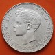 @MUY BONITA@ ESPAÑA 5 PESETAS 1897 * 18 97 SGV REY ALFONSO XIII KM.707 MONEDA DE PLATA (DURO - RAYAS) Spain R/3