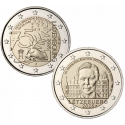 . 1 aaaaaaaaacoin @2 MONEDAS@ LUXEMBURGO 2 EUROS 2025 DUQUE ENRIQUE y TRONO - DECLARACIÓN SCHUMAN SC Conmemorativas