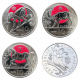 . 3 monedas x SAN MARINO 10 EUROS 2024 CABALLO + CABRA + MONO Calendario Lunar 7ª+8ª+9ª NICKEL + COLOR