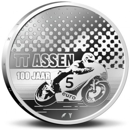 . 1 aaaaaaaaacoin @11/JULIO Envío@ HOLANDA 5 EUROS 2025 TT ASSEN CIRCUITO DE MOTOS 1ª MONEDA @COINCARD@ The Netherlands
