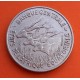 AFRICA ECUATORIAL FRANCESA 100 FRANCOS 1967 ANTILOPES KM.5 MONEDA DE NICKEL MBC Afrique Equatoriale Francaise R/2
