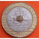 FRANCIA 20 FRANCOS 1992 MONTE SAINT MICHEL KM.1008 MONEDA BIMETALICA MBC+ France 20 Francs
