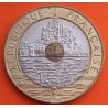 FRANCIA 20 FRANCOS 1992 MONTE SAINT MICHEL KM.1008 MONEDA BIMETALICA MBC+ France 20 Francs