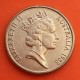 AUSTRALIA 1 DOLAR 1988 CANGURO BOXEANDO e ISABEL II KM.100 MONEDA DE LATON SC- $1 Dollar