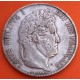 FRANCIA 5 FRANCOS 1846 A Ceca de PARIS REY LOUIS PHILIPPE I KM.735 MONEDA DE PLATA Roi Des Francais