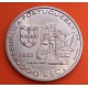 PORTUGAL 200 ESCUDOS 1995 ALFONSO DE ALBUQUERQUE y NAO MALACA KM.681 MONEDA DE NICKEL EBC + IMPERFECCIONES
