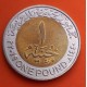 EGIPTO 1 LIBRA 2019 TRACTOR y ARBOLES KM.1042 MONEDA BIMETALICA EBC Egypt 1 pound