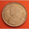 THAILANDIA 10 SATANG 1957 REY RAMA IX KM.79 MONEDA DE LATON EBC Thailand RAMA IX