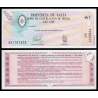 @BONO DE CANCELACIÓN DE DEUDA@ ARGENTINA 1 AUSTRAL 1987 Provincia de SALTA Pick S.2612.B BILLETE SC UNC BANKNOTE