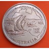 PORTUGAL 200 ESCUDOS 1995 NAOS LLEGANDO A AUSTRALIA 1522 1525 KM.684 MONEDA DE NICKEL EBC + Imperfecciones