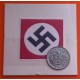 SUIZA 1 RAPPEN 1943 B ESCUDO KM.3.A MONEDA DE ZINC MBC+ OCUACION NAZI III REICH WWII Switzerland