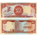 TRINIDAD y TOBAGO 1 DOLAR 2002 PAJAROS y ESTACION PETROLIFERA Pick 41 BILLETE SC 1 Dollar UNC BANKNOTE