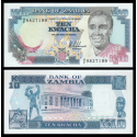 ZAMBIA 10 KWACHA 1989 ÁGUILA - ESCLAVO - CABEZA DE JIRAFA Pick 31A BILLETE SC Africa UNC BANKNOTE