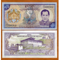 BHUTAN 10 NGULTRUM 2000 TEMPLO y MONARCA Pick 22 BILLETE SC UNC BANKNOTE 10 Ngultrums
