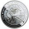 . @RARA@ ESPAÑA 10 EUROS 2021 COPA MUNDIAL DE FUTBOL DE LA FIFA QATAR 2022 MONEDA DE PLATA PROOF ESTUCHE FNMT