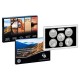 . 2014 UNITED STATES MINT SILVER PROOF SET 5 Coins ESTADOS UNIDOS 25 CENTAVOS 2014 PLATA Beautiful Quarters