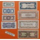 . 8 Billetes 2ª GUERRA MUNDIAL x JAPON 1+5+10+50 CENTAVOS - 1 PESO - 5+10+100 PESOS 1942 a 1944 OCUPACION DE FILIPINAS WWII