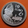 . @RARA@ ESPAÑA 10 EUROS 2011 FRANCISCO DE ORELLANA MONEDA DE PLATA NO ESTUCHE FNMT SI CÁPSULA