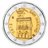 SAN MARINO 2 EUROS 2012 CASA DEL GOBIERNO Diseño tipo 1 SC MONEDA TIPO NORMAL NO CONMEMORATIVA @ESCASA@