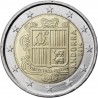 . @OFERTA@ 1º AÑO DE EMISION x ANDORRA 2 EUROS 2014 ESCUDO DEL PRINCIPADO @RARA@ MONEDA NO CONMEMORATIVA