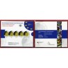 . 5 monedas CARTERA OFICIAL x ALEMANIA 2 EUROS 2012 A+D+F+G+J X ANIVERSARIO DEL EURO SC CONMEMORATIVAS BIMETALICA Germany BRD