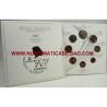 . 1º AÑO DE EMISIÓN x ESLOVENIA CARTERA OFICIAL EUROS 2007 SC BU SET 1+2+5+10+20+50 Centimos y 1+2 EUROS 2007 Slovenia Slovenije
