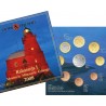 FINLANDIA CARTERA OFICIAL EUROS 2008 SC 1+2+5+10+20+50 Céntimos + 1€ + 2 EUROS 2008 BU SET 8 MONEDAS