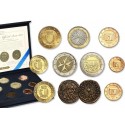 MALTA CARTERA OFICIAL EUROS 2012 SC 1+2+5+10+20+50 Centimos + 1 + 2 EUROS 2011 + 2 EUROS 2012 CON MARCA DE CECA KMS BU SET