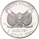 . @RARA - Tirada 1.000 - ESSAI @ NIGER 1000 FRANCOS 1960 PRESIDENTE DIORI HAMANI KM.E6 MONEDA DE PLATA PROOF 1000 Francs