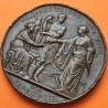 . AUSTRIA MEDALLA DE BRONCE 1873 EXPOSICIÓN MUNDIAL DE VIENA Emperador JOSEPH I 70mm 156 gramos