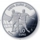 . @RARA - BILBAO - ESTADIO DE SAN MAMES@ ESPAÑA 10 EUROS 2020 UEFA EUROCOPA DE FUTBOL 2 JUGADORES MONEDA DE PLATA FNMT