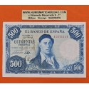 . @PVP NUEVO 95€@ ESPAÑA 500 PESETAS 1954 PINTOR IGNACIO ZULOAGA Serie F 0271144 Pick 154 BILLETE MBC+ Spain banknote