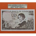 . @NUEVO + IMPERFECCIONES@ ESPAÑA 100 PESETAS 1965 GUSTAVO ADOLFO BECQUER Sin Serie 2292596 Pick 150 BILLETE SC- Spain banknote