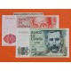 . @PVP NUEVOS 42@ 2 Billetes x ESPAÑA 1000 PESETAS 1979 PEREZ GALDOS + 2000 PESETAS 1980 JUAN RAMON JIMENEZ EBC