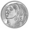 . 1 aaaaaaaacoin @ENVIO HOY@ PORTUGAL 5 EUROS 2025 SIMONE OLIVEIRA 2º MONEDA NICKEL SC CONMEMORATIVA