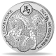 . @ENVÍO HOY@ RUANDA 50 FRANCOS 2026 AÑO DEL CABALLO MONEDA DE PLATA LUNAR OUNCE Rwanda YEAR OF THE HORSE