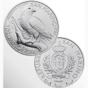 . 1 aaaaaaaacoin @1/AGOSTO Envío@ SAN MARINO 5 EUROS 2025 HALCON PEREGRINO MONEDA DE PLATA ONZA Oz CÁPSULA